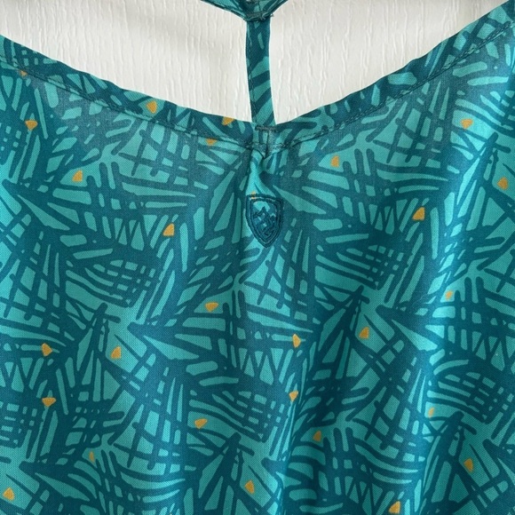 Kuhl  Lucie Geometric Print Sleeveless Dress XS Blue - Picture 7 of 11